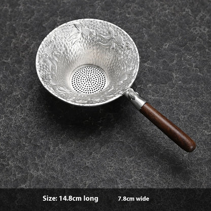 Creative Tea Strainer Tin Tea Funnel Pure Tin Tea Set a3659ab5 40ed 4c3f adcf 0bdecd7f8b0d trans
