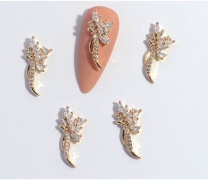 Nail Ornament Zircon Flower Tassel Chain a366fe34 e3a9 4011 8765 5b699130ffc9