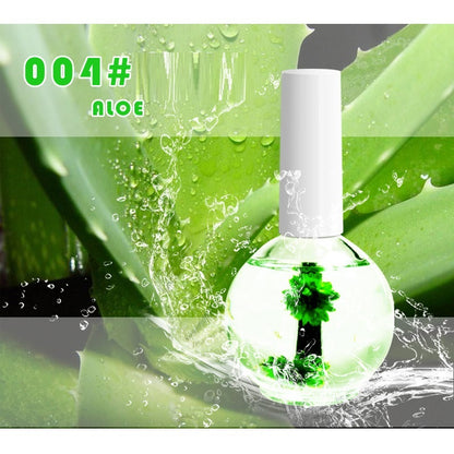Nail Beauty Dried Flowers Nutrition Nail Treatment Oil Anti-agnail Nail Edge Moisturizing Nail Base Coat Natural Dried Flower