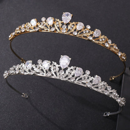 G250 Bridal Alloy Zircon Gaoshi Small Crown Hair Band a3808d28 30bf 4a64 85b3 9d8d662e36e6