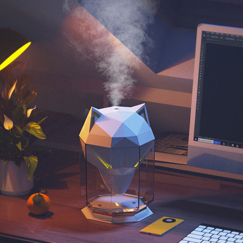 War Wolf Air Humidifier Ultrasonic Air Diffuser Colorful Lights Humidifier Air Nano Spray Home Desktop Supplies a3879ac1 7ef7
