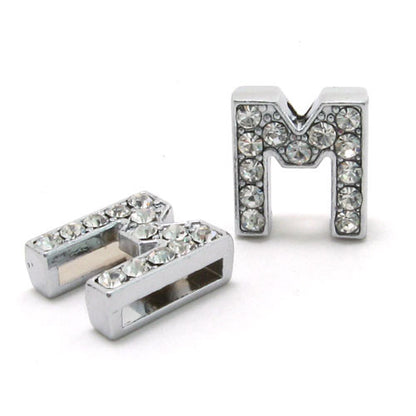 DIY Letter Bracelet 10mm Rhinestone Letter Beads a38ff606 151b 4edc 8f57 b1653bc94514