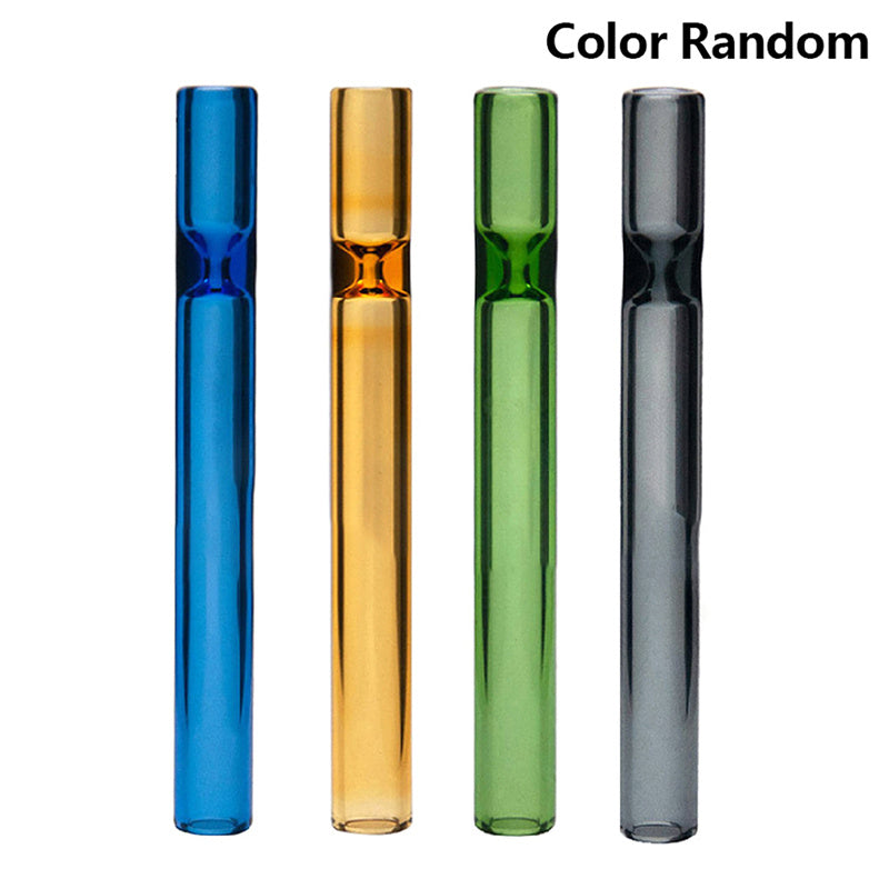 Telescopic Smoke Pipe Clear Straight Glass Suction Nozzle - 图片 8