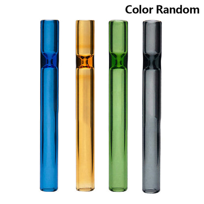 Telescopic Smoke Pipe Clear Straight Glass Suction Nozzle - 图片 8