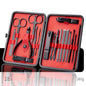 Professional Scissors Nail Clippers Set Ear Spoon Dead Skin Pliers Nail Cutting Pliers Pedicure Knife Nail Groove Trimmers a3