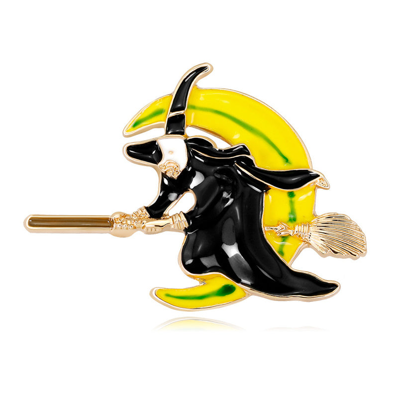Halloween Purple And White Funny Devil Pumpkin Brooch a3ccfcb4 67af 4462 a653 70b568377867