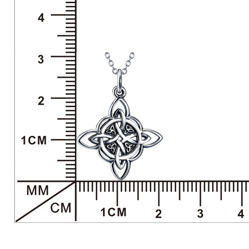 Vintage 925 Sterling Silver Jewelry Celtic Knot Necklace a3dec332 8127 49bb 8eb0 377056d6b54f