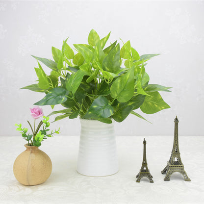 Single Bunch Of Artificial Flowers Artificial Green Plant Simulated Plants Grass Flower Plastic Flowers Fence Planter Partiti