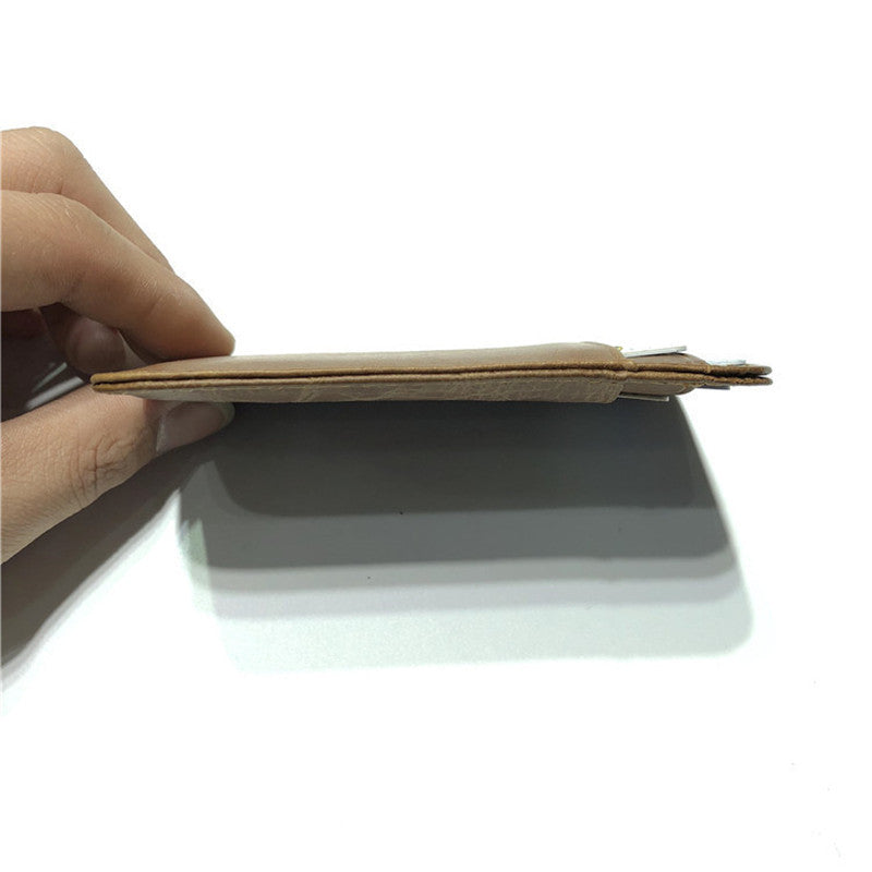Genuine Leather Men Wallet Brown Coin Purse Small Mini Card a413a3ff ced6 43e5 91ee e60663b82db8