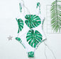 Female Leaf Print One-piece Zip Swimsuit a4156cc9 0f1d 44f2 b604 3ef31e811129 19dfb5dc cf88 49ec 8cc2 43146d65873d