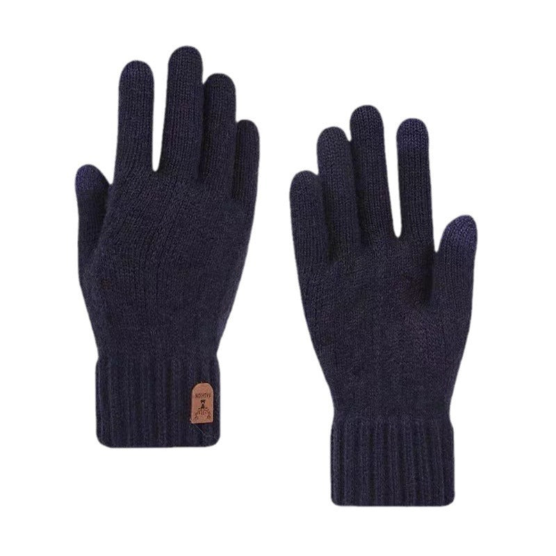 Driving And Riding Cold-proof Woolen Knitted Gloves Man a41ce398 06c1 423c a5b2 9eb364ca8b67