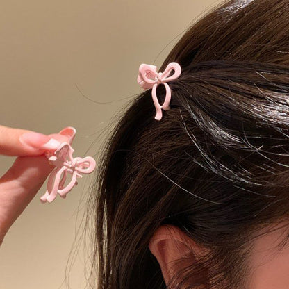 Girl Bow Barrettes Small Hair Grabbing Clip a4202144 6aff 42cf a6dd 30fd825ab3ee