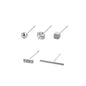 Women's Simple And Cool Style Sterling Silver Earrings a42036ac b38f 4d0f 9b72 9ea879e5d5c9