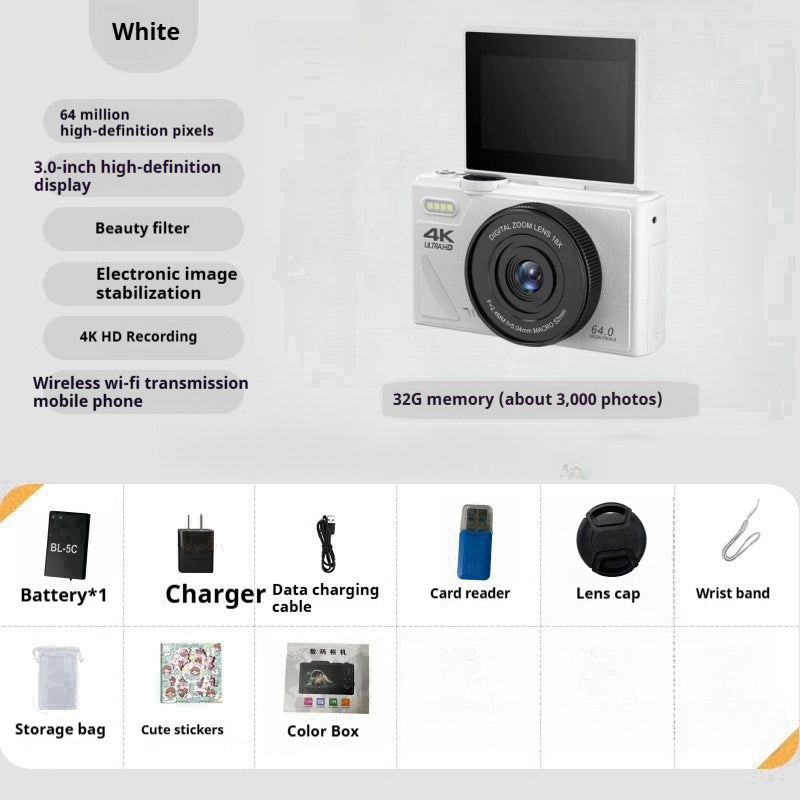 64 Million HD Student Entry-level Mirrorless CCD Camera - Wireless Security Camera with Night Vision #9