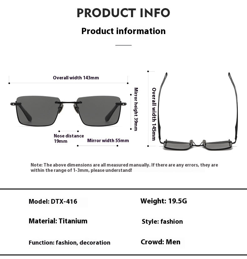 UV-proof Pure Titanium DTX416 With Myopic Glasses Option Fashionable Polarized Sunglasses For Women a46f359e 6536 4a10 8b6c 5