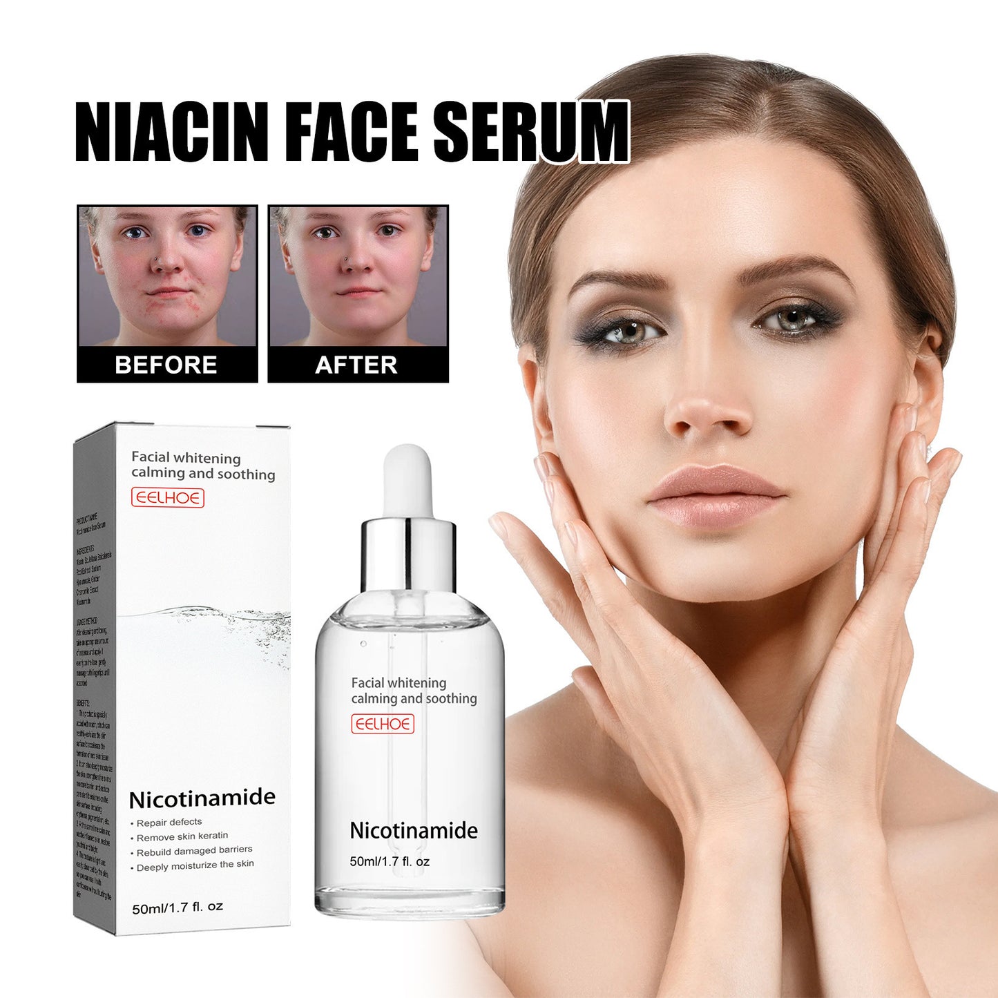 Niacin Facial Pore Shrink Smallpox Diluting Hydrating Moisturizing Whitening Skin Beauty a47c6603 c502 406c 959d 6e40ca522d00