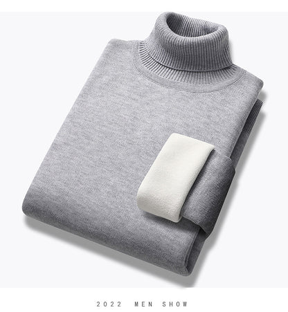 Turtleneck Sweater Men's Loose Velvet Thickened Sweater a499bf44 74d7 4e08 bbc9 82e03cef38c6