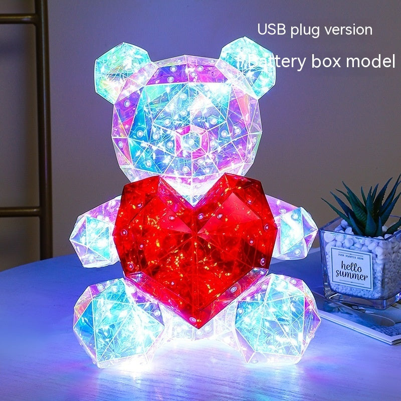 Colorful Luminous Bear Gift Birthday Gift Decoration a4a8866e 4715 433f 82a7 73bac551ccde trans
