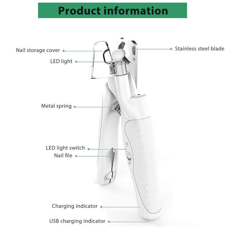 Pet Nail Clippers With LED Light Dogs Cat Nail Scissors Professional Trimmer Tool Care Grooming Supplies a4acaf7e f26e 48b7 a