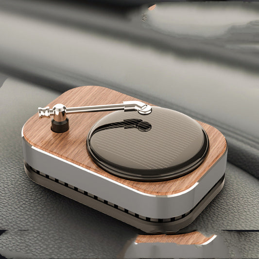 Solar Record Player Rotating Perfume Car Accessories Aromatherapy Decoration a4c8c0f7 d411 486d ba34 b91d472348e4