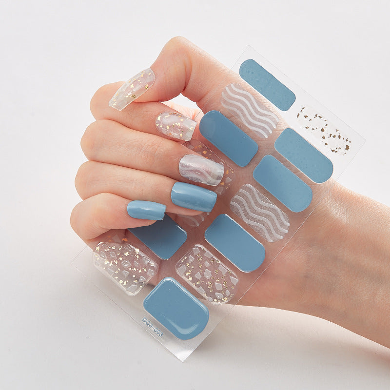 3d Laser Bronzing Craft Nail Applique Nail Sticker - HD Wireless Product #4