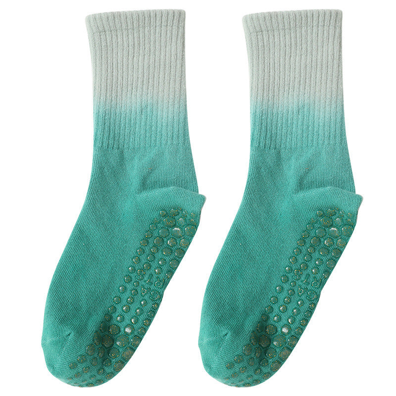 Women's Fashion Tie Dye Anti-Slip Mid Tube Socks a5133210 6c60 491f bf2d 1bc5379dcb59