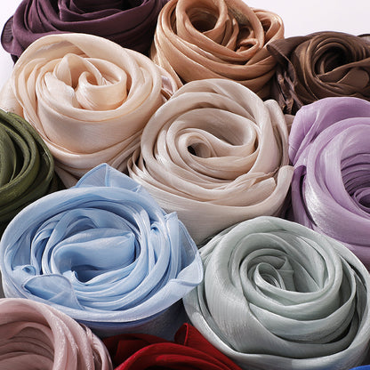 Breathable Cool Island Satin Smooth Silk Toe Scarf a5399b4b 2ccf 4277 a62e e1b381c1b5f0