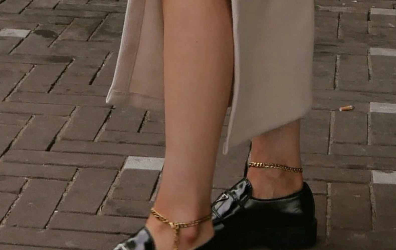 Fashion 18K Gold Plated Stainless Steel Anklets a53d9503 21ef 4ab2 bd45 34de49ba378f
