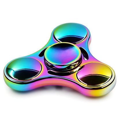 Colorful Whirlwind Triangle Fingertip Gyro Clover Cool Alloy UFO Inter Finger Gyro a5473916 a15f 4bfc 9db7 699ea47a6815