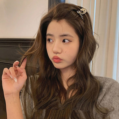 Princess Hairstyle Bangs Cropped Hair Clip Eight-character Grip Female Forehead a54ebe9e b343 4704 93ab d3182ffa6f83