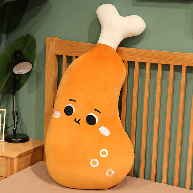 Large Chicken Leg Throw Pillow Plush Toy Home Cushion a5563d64 bd98 45d1 b085 df0a52450752