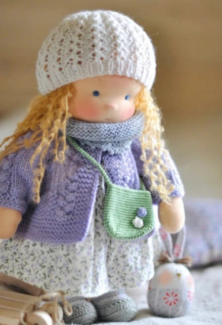 Handmade Plush Doll Golden Curly Girl Finished Product a55a499c f54e 4256 b1c1 0473d4140f2f