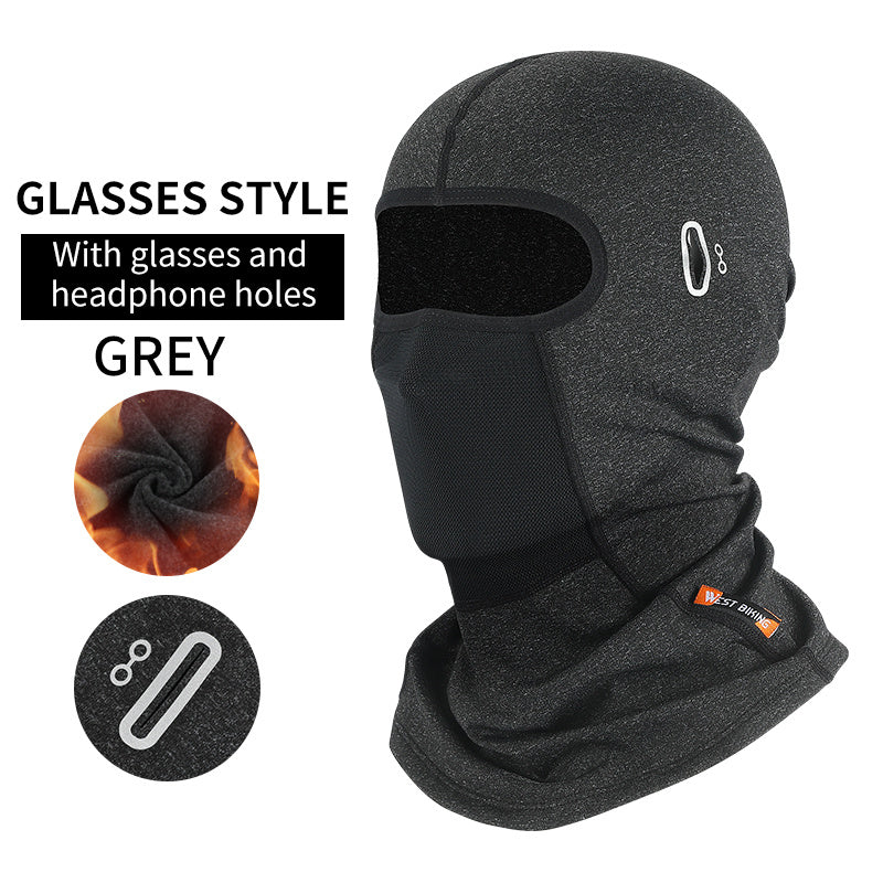 Ski Fleece With Glasses Hole Motorcycle Headgear Bicycle Mask a569c1e7 d22d 433b 9ff8 cdf9db40aed4