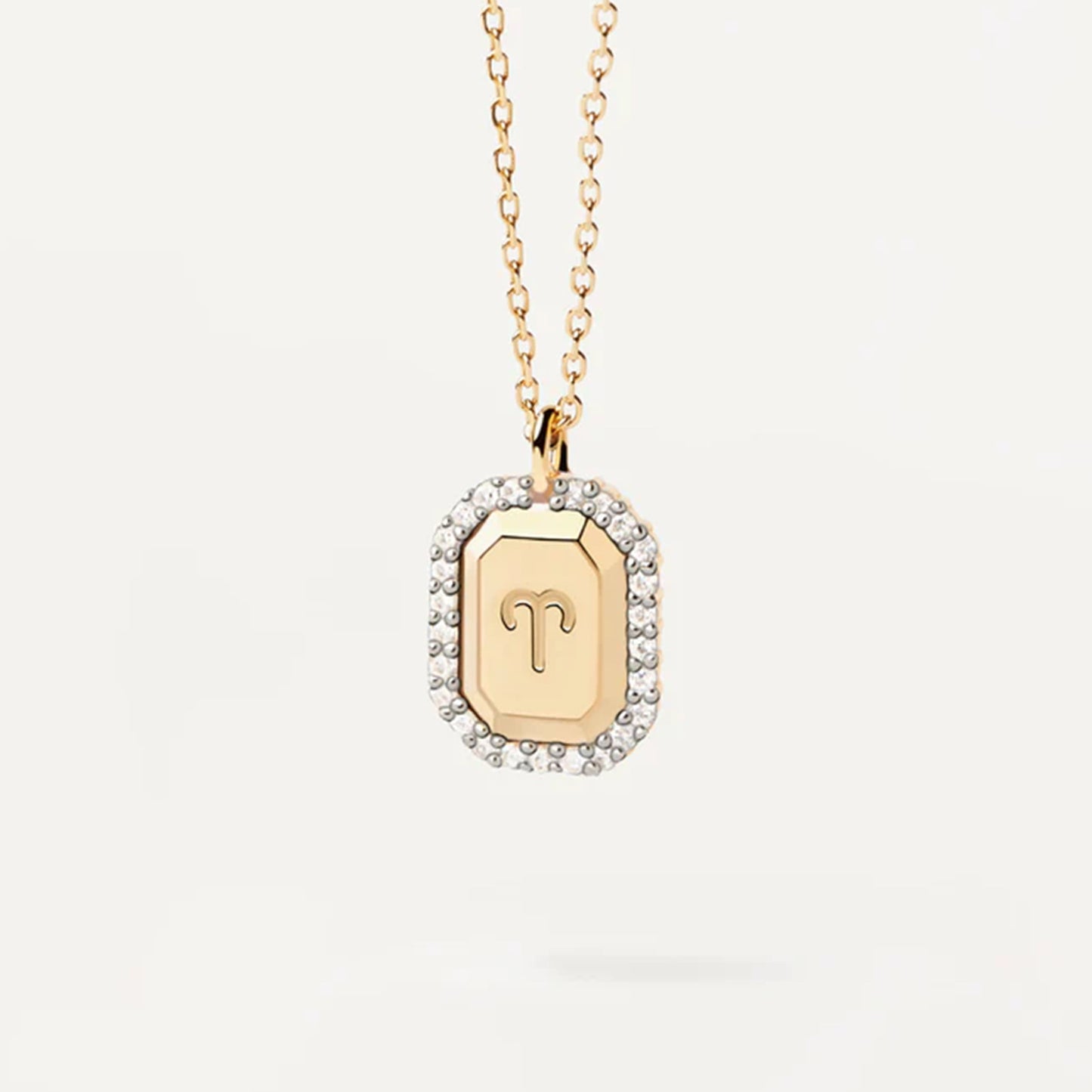 S925 Sterling Silver Twelve Constellation White Zircon Ladies' Pendant Necklace a56a6c0e 81e7 49c5 885f c32ea95e8c7f