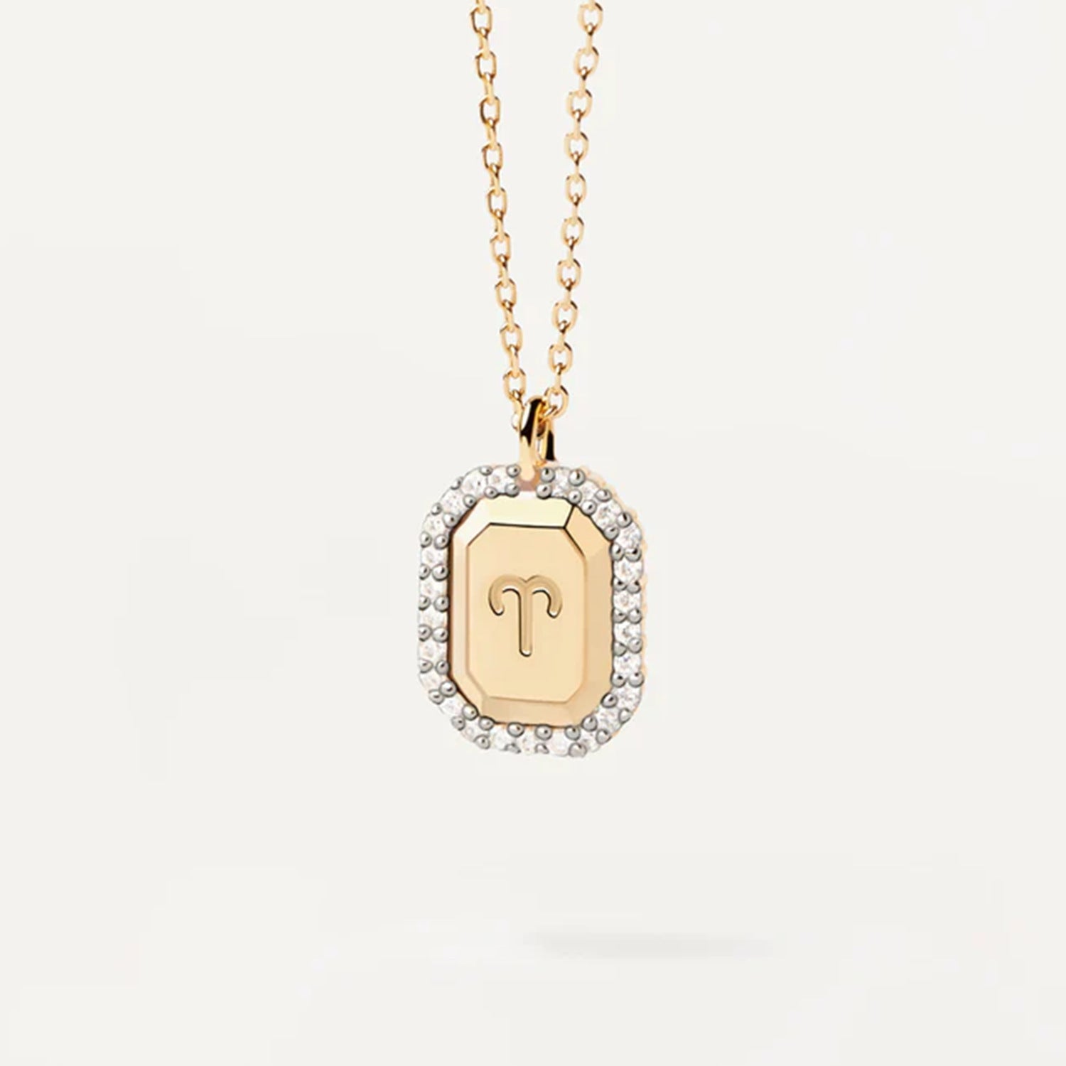 S925 Sterling Silver Twelve Constellation White Zircon Ladies' Pendant Necklace a56a6c0e 81e7 49c5 885f c32ea95e8c7f