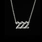 Fashion Vintage Double Cutout Number Necklace a56bc34b 6f89 40d1 ab81 3bceb49cd2b9