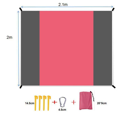 Beach Mat Folding Waterproof Picnic Mat a57c5a07 4d5c 4465 893b 7fa056d1737f
