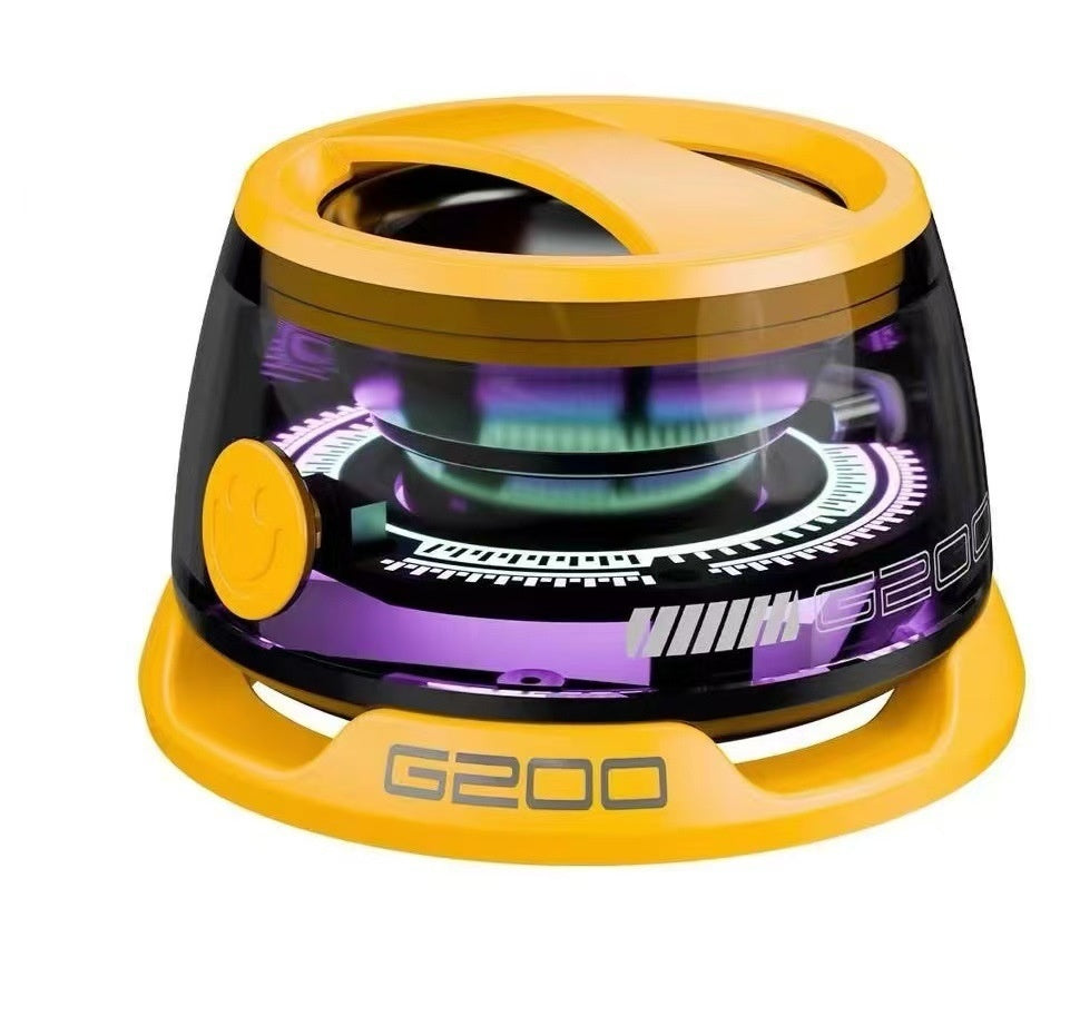 Portable Bluetooth Speaker G200 RGB Lighting Speaker BT5.3 Mini Sound Box 7 Hours Playback Magnetic Phone Holder a59f4076 055