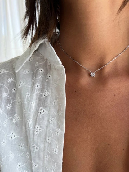 Simple Geometric Zircon Pendant Necklace For Women a5a170a6 9b18 47b4 aad3 a6d53495db43