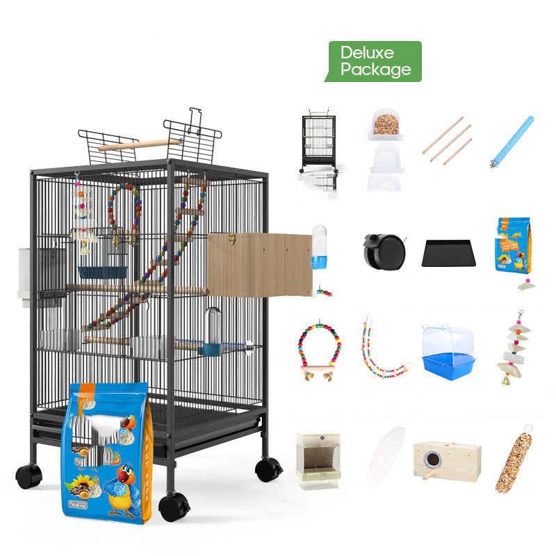 Parrot Xuanfeng Bird Cage With Feeder Toy Grass Nest Breeding Box a5a93eeb 744c 4596 a249 c38ac76beea2