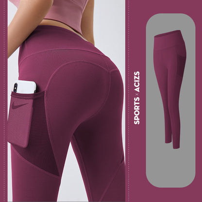 Yoga Pants Women With Pocket Leggings Sport Girl Gym Leggings Women Tummy Control Jogging Tights Female Fitness Pants a5aae68