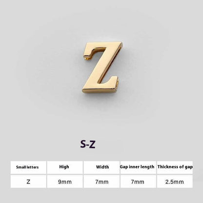 U Perforated 26 English Letters Hardware Accessories a5c978ef 22a6 45e4 bd47 ea6b1f606993 trans