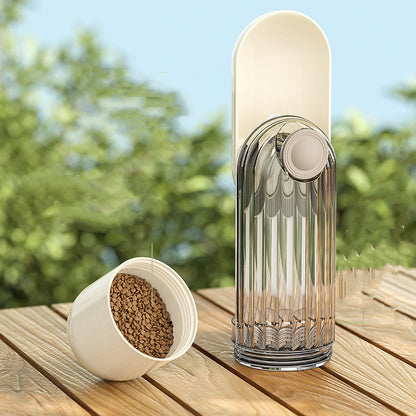 2 In 1 Pet Water Cup Segment Design Green Dog Walking Portable Drinking Cup Dog Feeding Supplies Pet Supplies Dog Walking Water Feeder Pets Products - HD Wireless Product #5