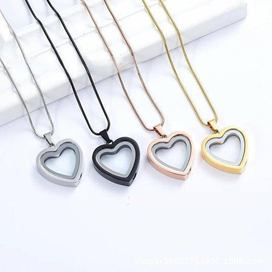 Fashion Personalized Heart-shaped Cinerary Casket Necklace a6343d25 b540 424e a4f2 7b1654f77b9c