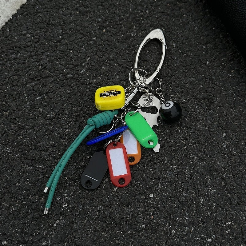Fashion Personality Multi-element Pendant Keychain a647f4da bbae 48a4 bb51 022cf2b1884d