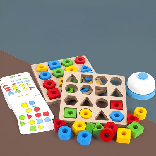 Geometric Pairing Blocks Leisure Board Game Toys a64ca1c9 9d44 47e5 80d1 b84003d89d16