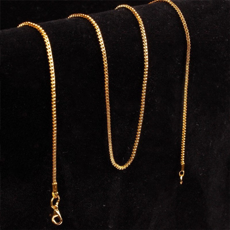 Fashion Simple 2MM Box Chain Gold a65a5f8b 6876 420b a2d8 237a6e74429e