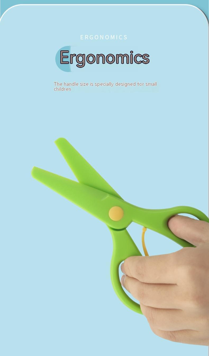 Children's Safety Scissors Plastic Color Scissors Student Handmade DIY Scissors a65d7e07 27bc 4a60 8268 e3e822e407eb trans