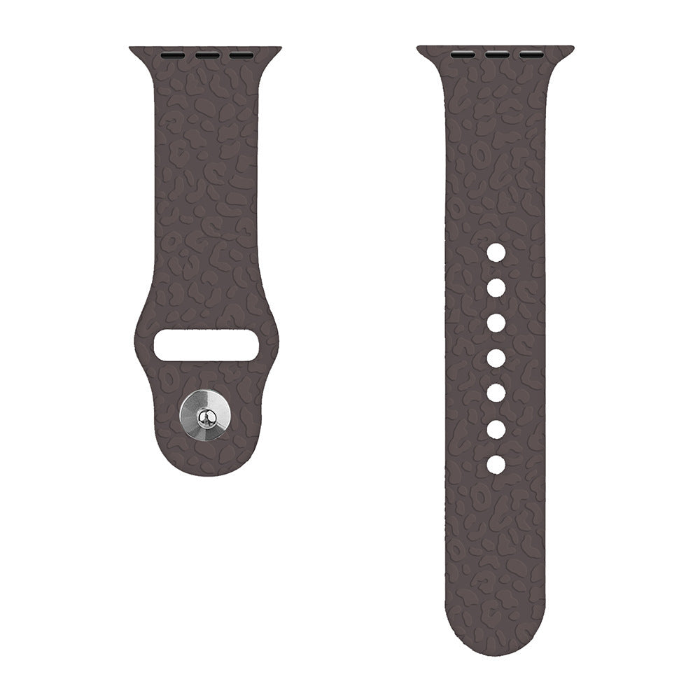 Laser Embossed Silicone Leopard Print Silicone Strap a65e0813 ccbd 4592 96eb 4eb20ecfb3a7