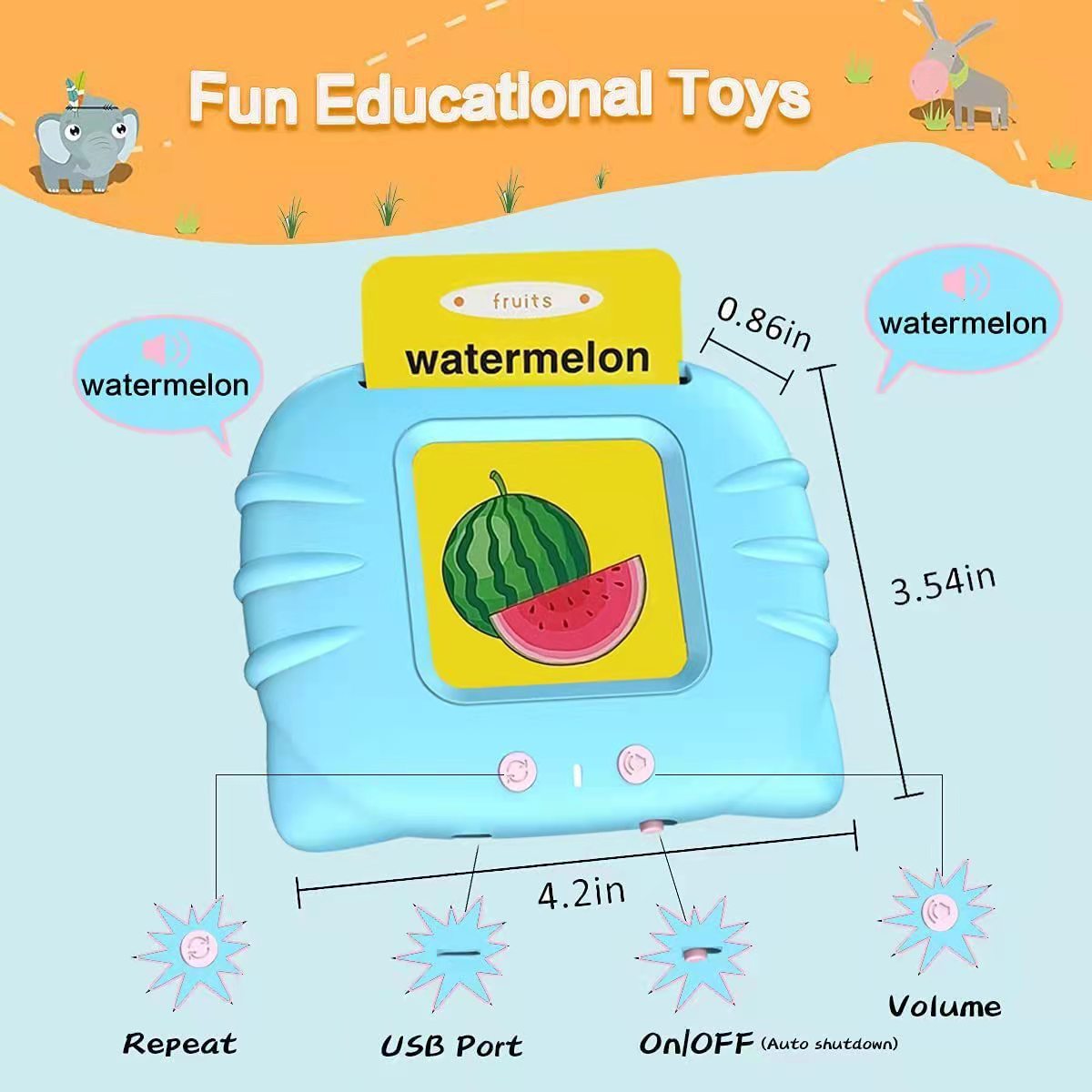 Children's Enlightening Early Education Smart Pure English Card a6691a94 933e 4d44 9640 1cc0eddc7d74